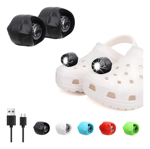 Faros Led Recargables Impermeables - Luces De Zapatos Para N