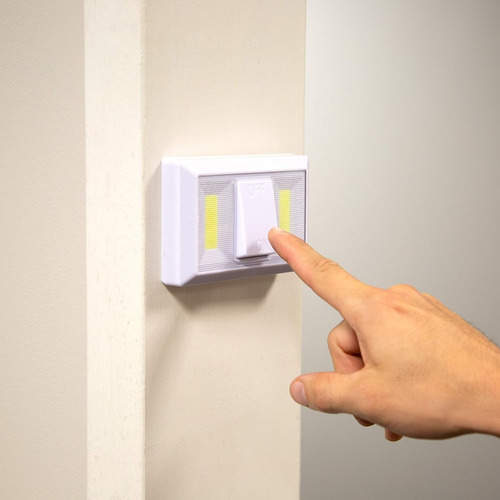 Pack X 2 Und Interruptor Led Portail Fijación Pegatina Iman