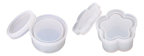 2x Moldes De Resina Uv Transparente Diy Herramientas De