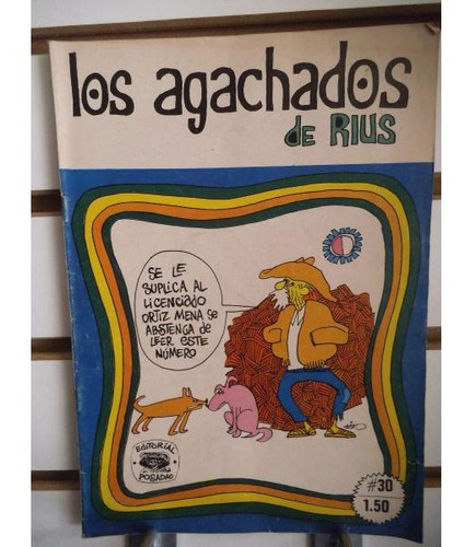 Comic Los Agachados De Rius 30 Editorial Posada Vintage 