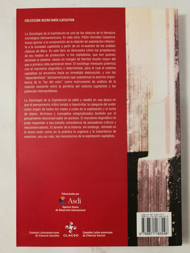 Imagen 2 de 3 de Sociología De La Explotación, González Casanova, Clacso
