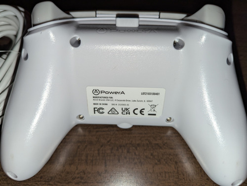 Gamepad Powera Xbox Modelo 2 - Controlador Inalámbrico Blanco (Usado)
