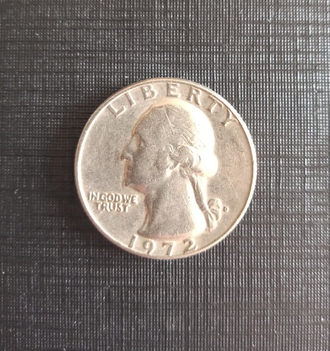 Estados Unidos Quarter Dollar Liberty Letra D 1972 M117