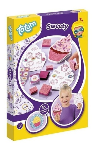 Totum Manualidades Sellos Cupcakes Niños Crear Juego Atrix ®