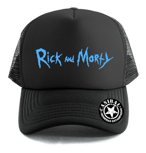 Gorras Rick & Morty Logo Remeras Estampadas Canibal
