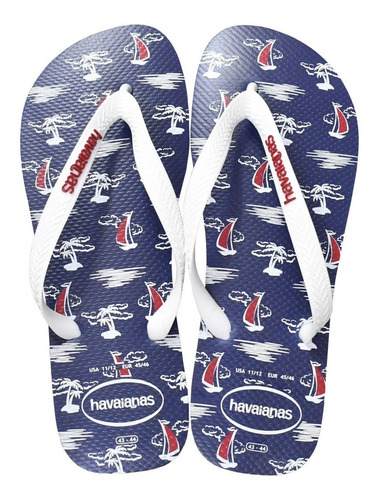 Ojotas Havaianas Hombre Top Nautical Original Rc Deportes