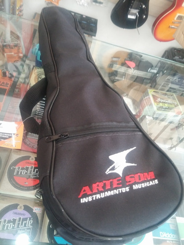 Capa Bag Para Ukulele Concert Mochila Com Bolso Reforçada !!