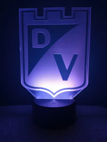 Lámpara Led Insignia Deportes Valdivia 7 Colores Led