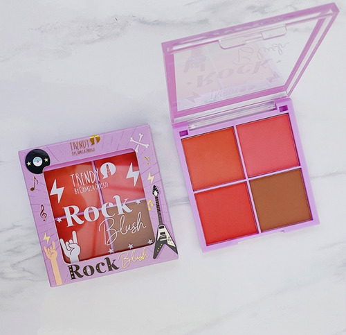 Maquillaje Rubor Y Contorno Rock Blush Trendy 