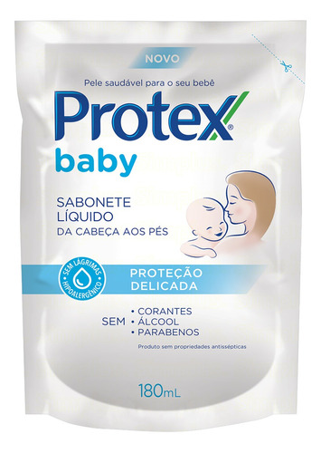 Sabonete Líquido Infantil Protex Baby Refil 180ml