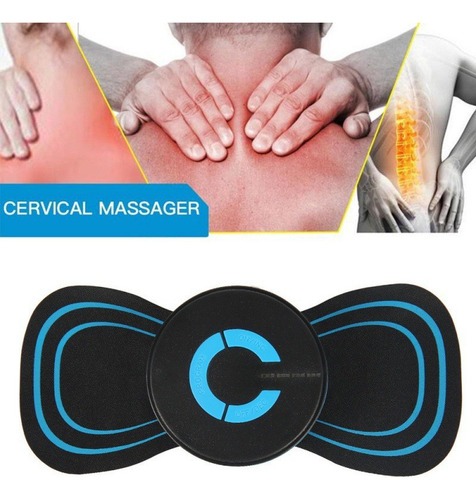Mini Masajeador Portátil Y 3 Pegatinas Intercambiables