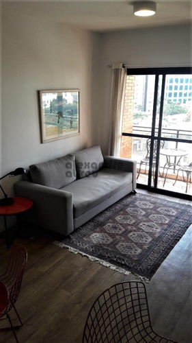 Imagem 2 de 15 de Apartamento Todo Mobiliado Com 1 Dormitório Na Vila Nova Conceição - 453