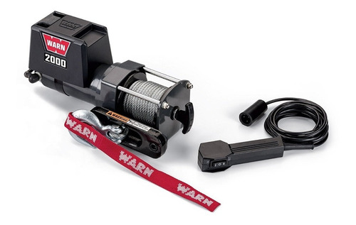 Super Winch Marca Warn De 2000lb 1 Tonelada De 12v Utilitaro