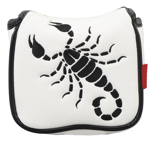 Funda Protectora Putter, Diseño De Cabeza Bordada, Cuadrada,