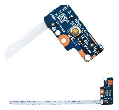 Interruptor Botón Junta Cable Para Pabellón 15-r Ls-a991p 15