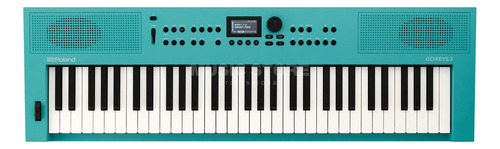 Teclado Roland Go Keys 3 Tq, color verde claro y turquesa, 110 V/220 V