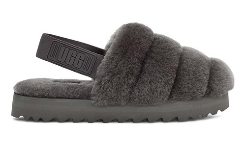 Sandalias Ugg Super Fluff Slipper W Gris Mujer