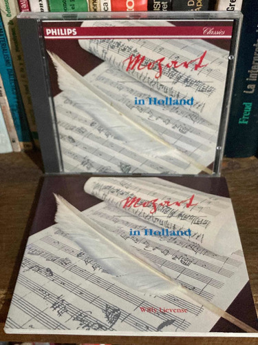 Cd + Libro Musica Clásica Mozart In Holland. 1991 Importado
