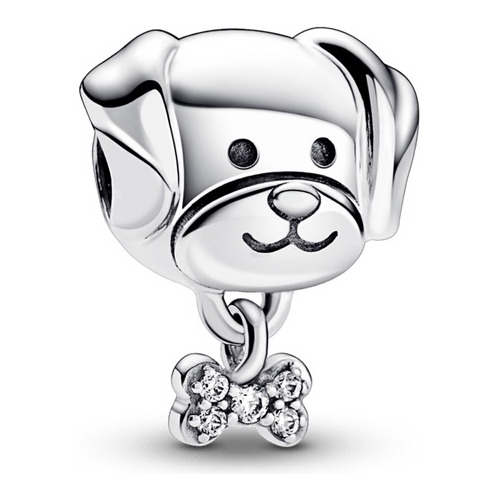 Dije Charm Pandora Perro Mascota Dog En Plata 925 Original