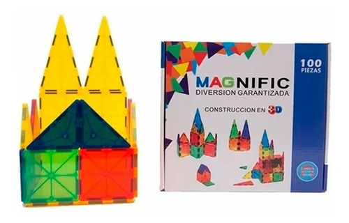 Magnific 100 Piezas Construcción En 3d Envío Gratis!!