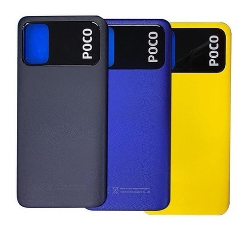 Tapa Trasera Compatible Con Xiaomi Poco M3 Varios Colores