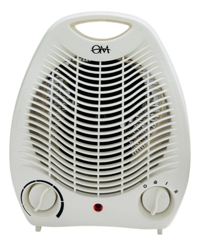 Caloventor Eléctrico Con Ventilación Om 2000w Blanco