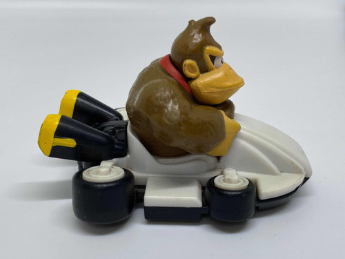 Figura Donkey Kong Con Moto Mario Kart (Usado)