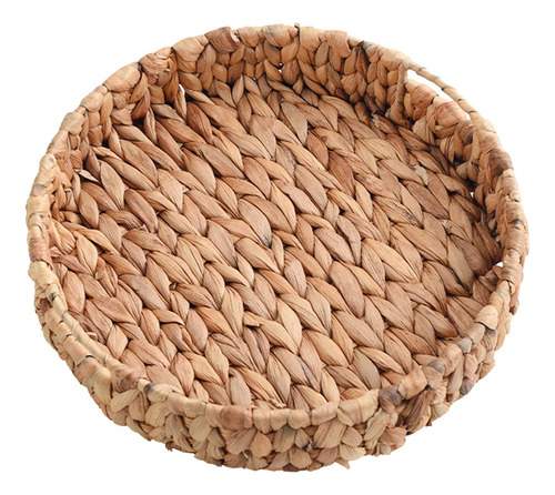 Cesta De Mimbre , Bandeja Tejida De Hierba, Bandejas Grande