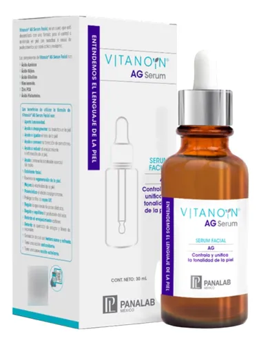 Panalab Vitanoin Serum Ag 30ml Momento De Aplicación Noche Tipo De Piel Todo Tipo De Piel