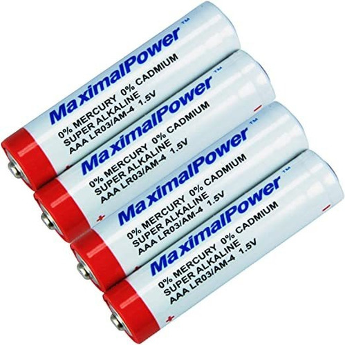 Aaa Maximalpower Lr03 / Am-4 - Alcalinas Pilas (1,5 V, 140 M