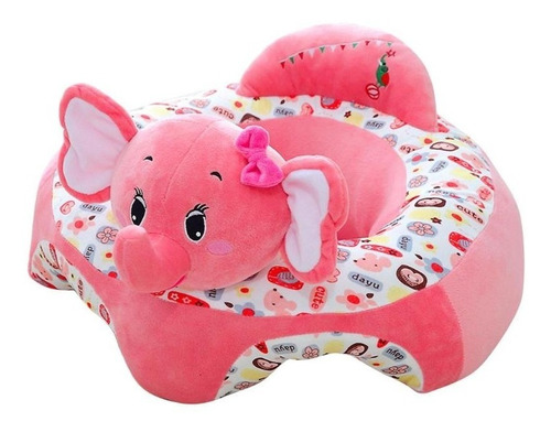  Soporte Aprender A Sentarse Bebé Elefante Rosa Cute