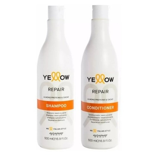 Yellow Shampoo 500ml + Acondicionador 500ml Yellow Repair