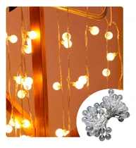 Comprar Cortina Led Luces 3 Por  1  Diseño Bombillas Luces Amarillas