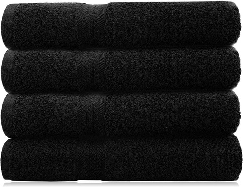 Toalla Negra Ideal Peluqueria Arco Iris X 3 Unidades