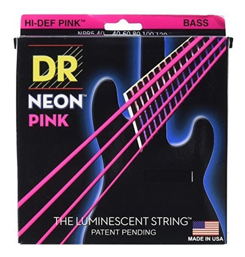 Dr Strings Npb5  40 Con Revestimiento De Niquel Bajo De 5 C