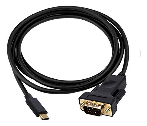 Usb-c A Vga, Cabledeconn Thunderbolt 3 Tipo C A Vga Macho Co