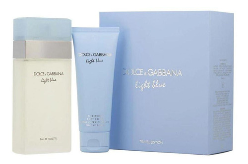 Kit Dolce E Gabbana Light Blue Edt 100ml E Body Cream 75ml