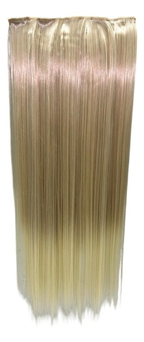 Apliques De Cabelo Tic Tac Fibra Orgânica 70cm Loiro