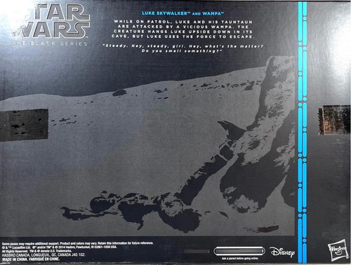 Luke Skywalker And Wampa 15cm Star Wars The Black Series