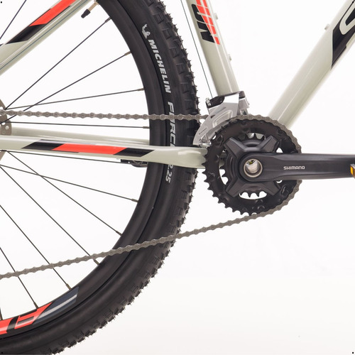 Mountain bike Sense Fun Evo 2023 aro 29 XL 18v freios de disco hidráulico câmbios Shimano Altus M2020 y Shimano Alivio M3100 Shadow cor cinza