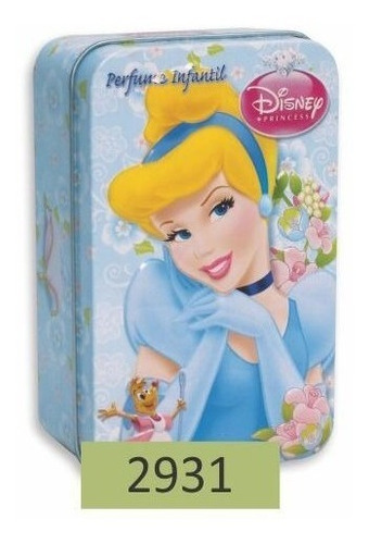 Perfume Cenicienta Disney Princesas Lata X60ml