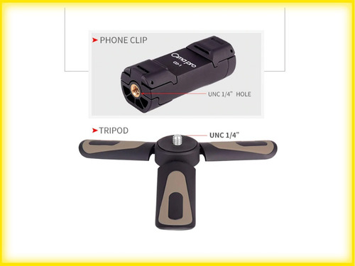 Imagem 5 de 9 de Suporte Celular Smartphone 360g Com Sapata ( Adaptador )