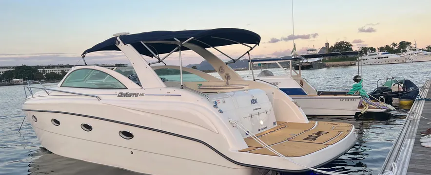 Lancha Cimitarra 340 Ampla Com Cockpit Excelente