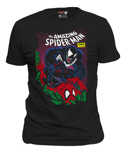 Playera Marvel Portada Spiderman Venom Is Back &0007mv