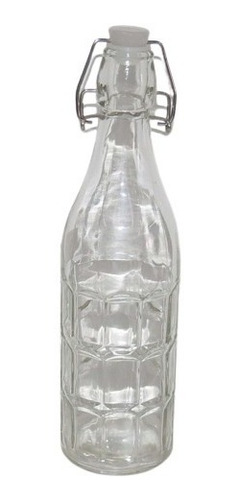 Botella De Vidrio Con Tapón
