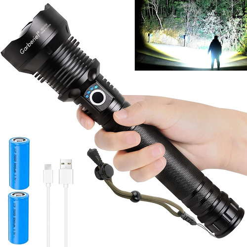 Hecloud Led Flashlight 90000 High Lumens Super Bright With X