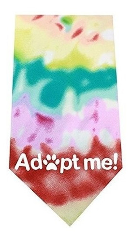 Mirage Pet Products Adopt Me Screen Print Bandana Tie Dye On