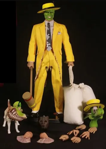 O Mascara 1/6 Dark Toys Jim Carrey The Mask N Hot Toys