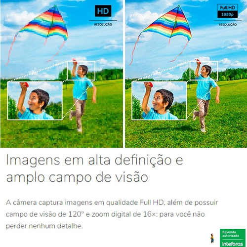 Imagem 4 de 6 de Im5 S Câmera Wi-fi Intelbras Externa Inteligente