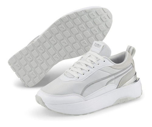 Imagen 3 de 7 de Zapatilla Puma Cruise Rider Metallic Blanco Mujer